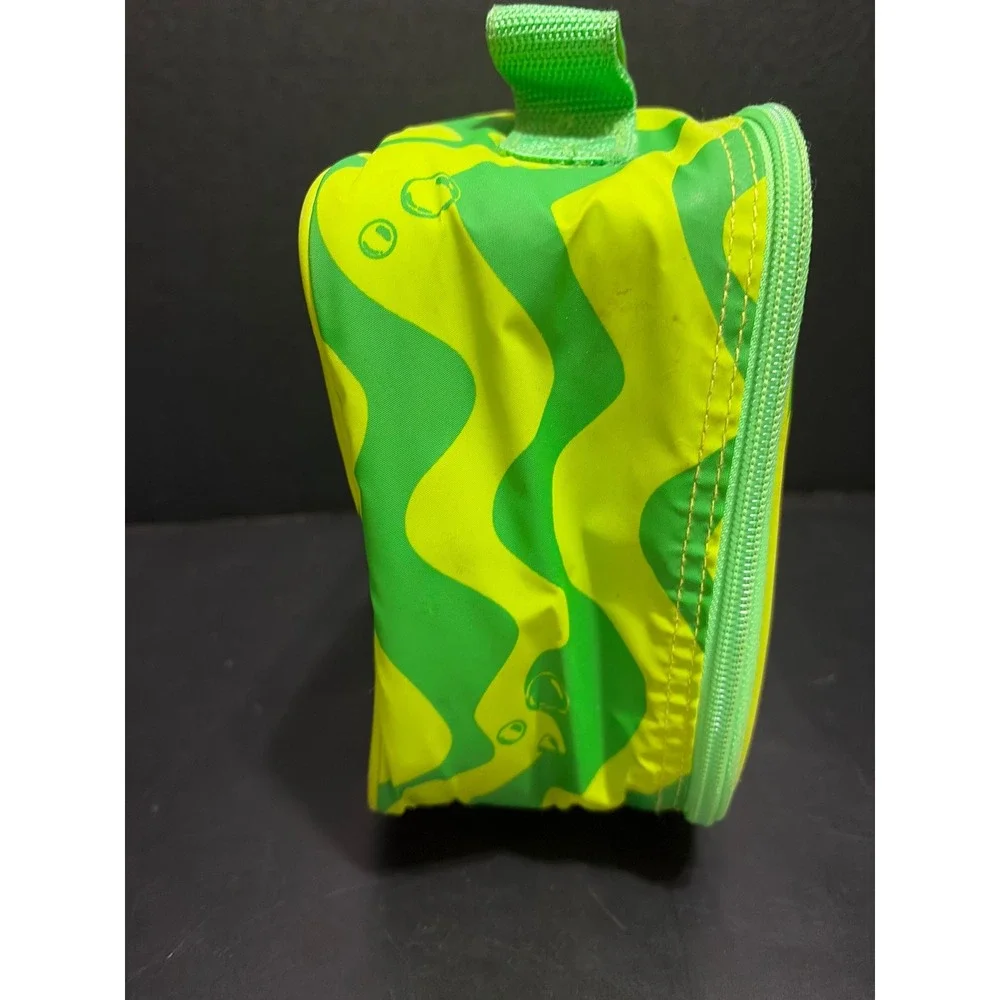 Vintage 2000 SpongeBob SquarePants Insulated Soft Lunch Box Bag Green Viacom Y2K